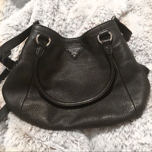 🔥 LAST CHANCE SALE🔥PRADA Daino Black Leather Bag